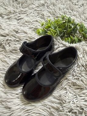 So danca kids Black Mary Jane tap Shoes size 9